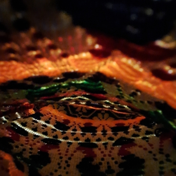 Handsewn Southwestern Pattern Crossbody Bag - Picture 3 of 5